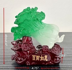 Feng Shui Bai Choi/Pok Choi (The Cabbage) Statue for wealth luck