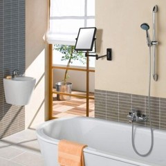 3X Magnified Wall Mounted Mirror, Rectangular 8×6 Inch with Extendable Arm |