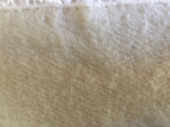 Rusk & Finch Beige Brown Gray Sheep Wool Fringe Throw Blanket New Zealand
