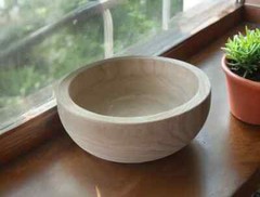 Handcrafted Decor Rustic Wood Bowl Carving Bowl Elegant Home Decor Thick Bowl