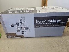 DCWV Home Frame Collage Includes Self Adhesive Decals + 8 Frames