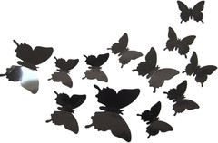 12Pcs 3D Butterfly Removable Wall Decals DIY Home Decorations Art Decor Wall Sti