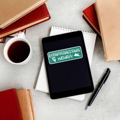 Extraterrestrial Highway Sign Sticker – Funny Nevada Route 375 Decal for Laptop