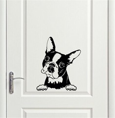French Bulldog Decal Laptop Sticker Any Room or Office with Smooth Surface Cute