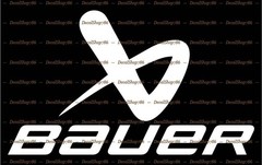 BAUER Hockey Equipment & Gear – Sports – Car Vinyl Die-Cut Peel N’ Stick Decals