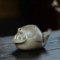Creative Shark Model Statue Decoration Yixing Purple Clay Tea Pet Crafts