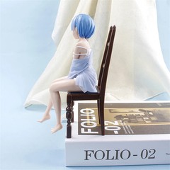 17cm Anime Re: Life In A Different World From Zero Rem Sit On Chairs Action Figu