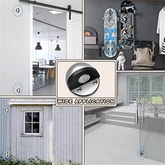 New Stainless Steel Magnetic Suction Anti-collision Semi-circle Door Stopper jj