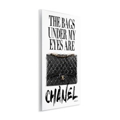 ‘Glam Bags Under My Eyes’, Wall Plaque Art, 10 x 15 Inches, Easy to Hang and …
