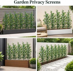 4 FT Fake Bamboo Plant Indoor: 10 Packs Artificial Tall Tree Decor, Faux Bamboo