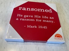 Ransomed Bible Verse Wall Art