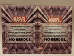 New 2003 Marvel Kalan Window Clings Decal Captain America Hulk Avengers MCU Gift