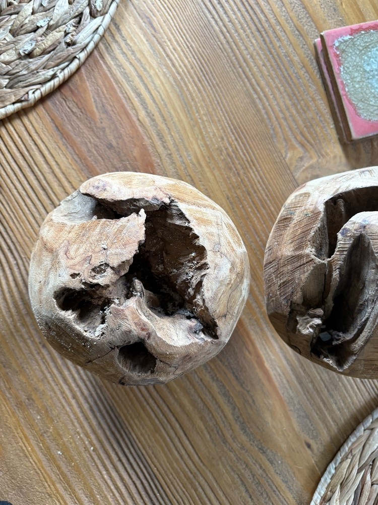 pottery barn driftwood balls