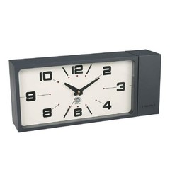 DULTON Double Face Wall Clock Rectangle H21-0362 Gray Magnet Type PSL