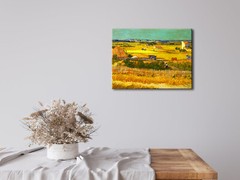 Canvas Print Picture Wall Art Van Gogh Painting Repro Home Decor Harvest Framed