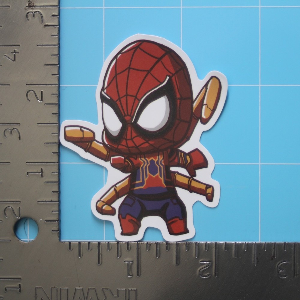 Marvel Universe Sticker (SPIDER-MAN) MCU Superheroes, Gloss PVC Decal