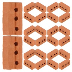 50pcs Miniature Bricks Model Building Mini Bricks Blocks DIY Micro Landscape