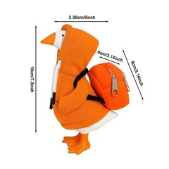 Desk Goose 7 Inch Costume Set with Hoodie and for MINI Backpack for Students