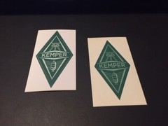 Kemper Profiling Amp Custom Sticker 3×2 2pc set
