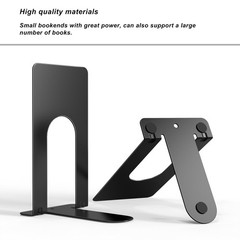 Optomni Book Ends, 3 Pairs of Small Bookends for Shelves, 3.9 x 2.8 × 5.2 in,…
