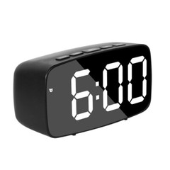 Digital LED Desk Alarm Clock USB Snooze Temperature °C/F Date Display Bedroom