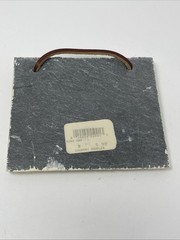 Hand Painted Slate Tile Wall Hanging Striped Cat Paws Heart Country Kitty Plaque