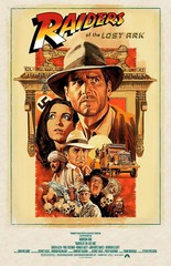AA2178 Indiana Jones Raiders of the Lost Ark 1981 Full Cast Movie Poster 11×17