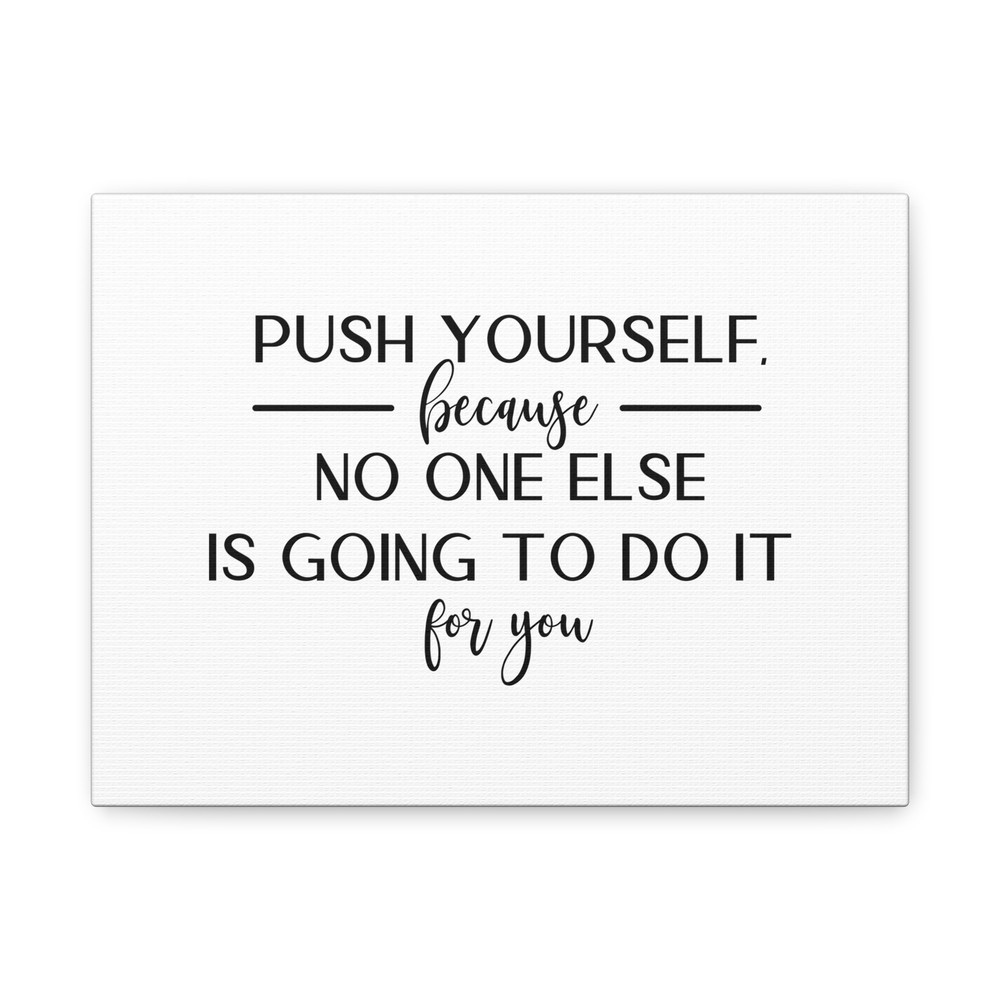 Motivational Wall Art Canvas, Inspirational Home Decor, Gift for Fitness Lovers,