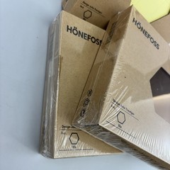 IKEA Honefoss 10-Piece Hexagonal Chrome Brass Mirrors 601.820.59 Julia Treutiger