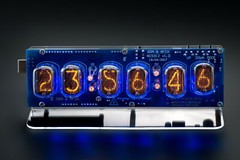 Nixie Tube Clock IN-12 Arduino Shield NCS312 on Acrylic Stand [without Arduino]
