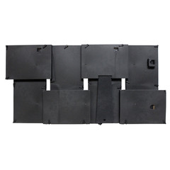 8-Opening 4″ x 6″ Linear Black Collage Picture Frame Wall Home Office Decor NEW
