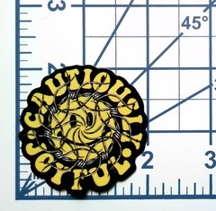 Cautiously Joyful Vinyl Sticker Die Cut Barbed Wire Funny Mental Health Journal