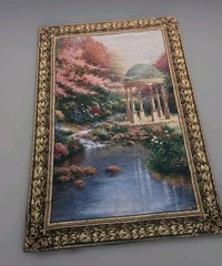 Thomas Kinkade Pools of Serenity Wall Tapestry Mohawk Home 54×80 USA