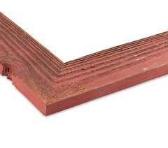 ArtToFrames Picture Frame Custom 2.5″ Red Reclaimed Wood 4818 Small