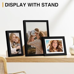 15 Pack Collage Picture Frames for Wall Decor & Tabletop – Mountable Multi