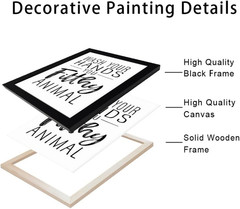 Bathroom Quotes Wall Decor, Black and White Bathroom Wall Art, Toilet Decor Sign