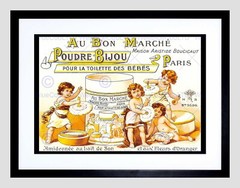 85806 AD FRANCE AU BON MARCHE POUDRES BIJOU PARIS Decor Wall Print Poster