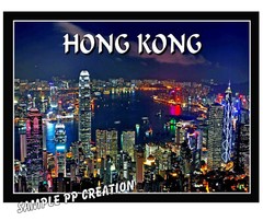 HONG KONG photo fridge MAGNET 4 X 3 inches TRAVEL