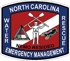 NC Emergency Water Rescue Vinyl Decal Sticker Paramedic Fire Fighter EMT EMS