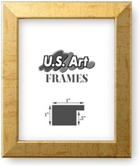 US Art Modern 1 Inch Picture Poster Frame, 7 Colors, 20+ Sizes