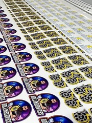 50 stickers logo print stickers waterproof labels custom stickers