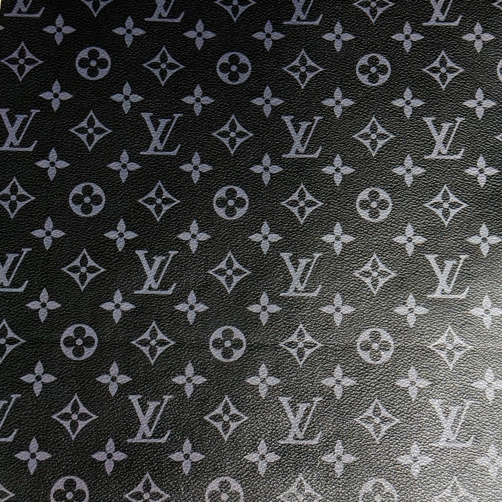 LV Gray Monogram Vinyl for Crafting Classic Size piece 12″ X 12″