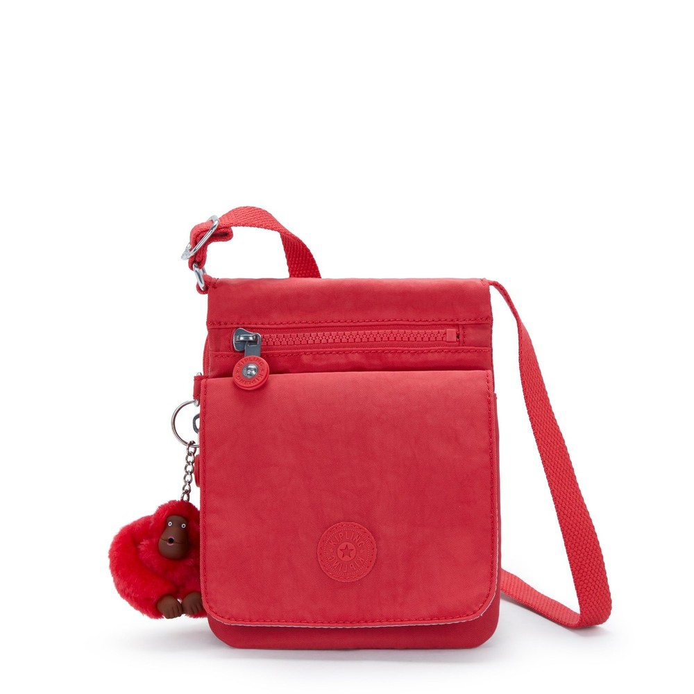 KIPLING KIPLING womens New Eldorado 6»L x 8»H x 1»D Berry Blitz