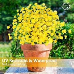 Versatile 24 Count Silk & Plastic Flowers – Durable Decor for All Occasions