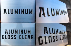 Raw Metal House Address Numbers