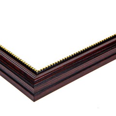 ArtToFrames Custom Picture Poster Frame Red Cherry with Beads 1″ Wide Wood