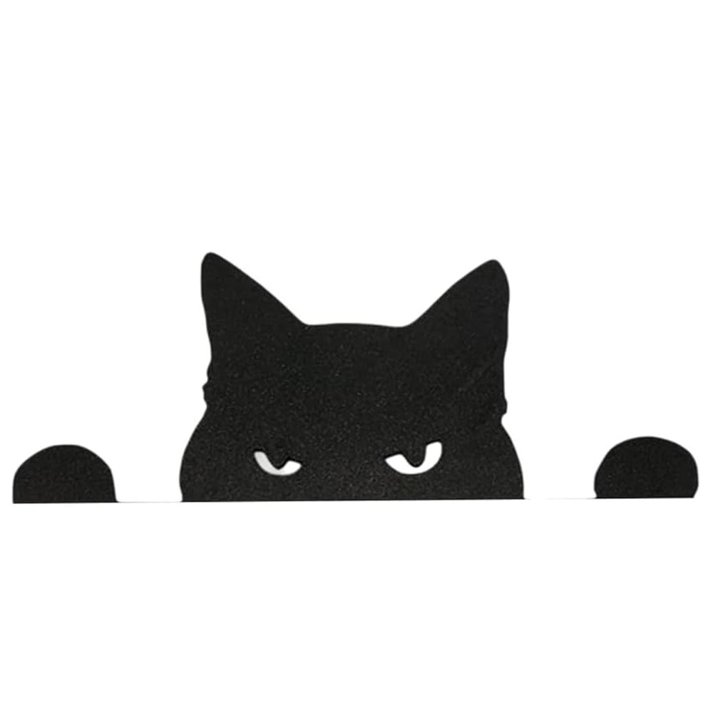 Black Cat Decorative Sign – 11.8″L x 5.9″ | Ideal Black Cat Door Decor & Door…