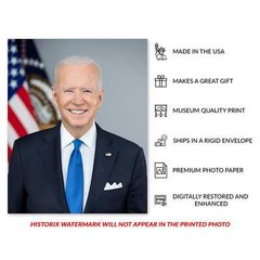 Joe Biden 46th President of the United States Official Portrait Photo Print