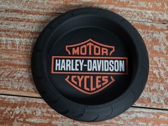 Harley Davidson – 3D Printed Tire Ashtray | Style Tray | Unique Gift for Bikers