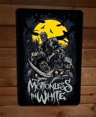 #1 Motionless in White 8×12 Metal Wall Sign